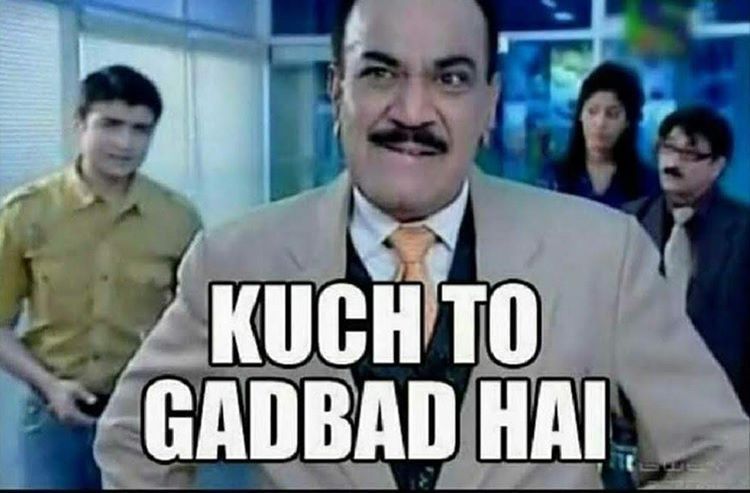 Kuch Toh Gadbad Hai Meme Sticker ๐