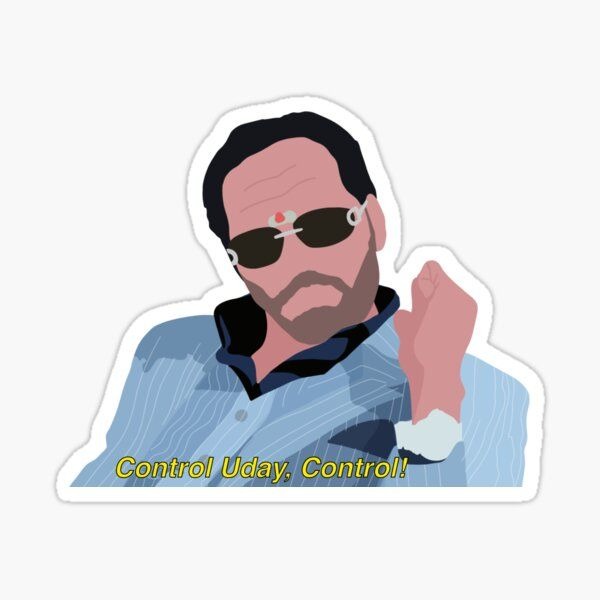 Control Uday Control – Meme Sticker