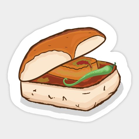 Vada Pav Sticker ๐๐ถ๏ธ
