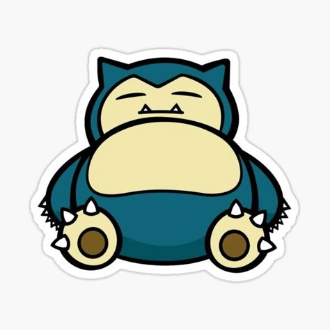 Snorlax Sticker - Anime