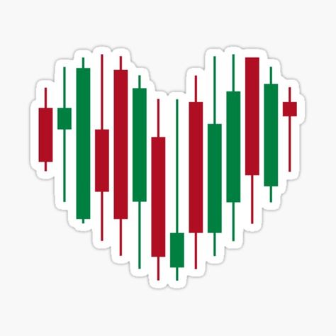 Candlestick Heart Sticker