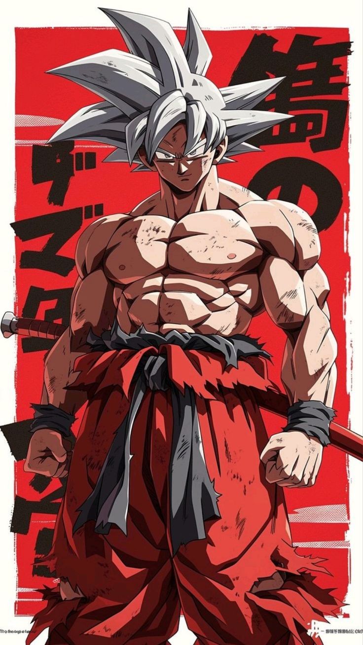 Goku from Dragon Ball A4 Size Wallpaper