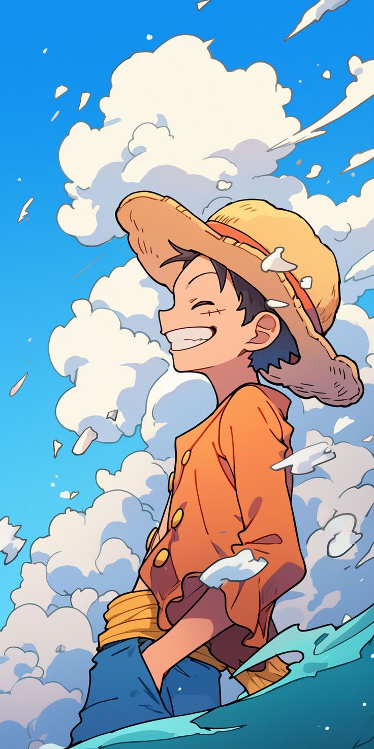 Monkey D. Luffy A4 Size Wallpaper