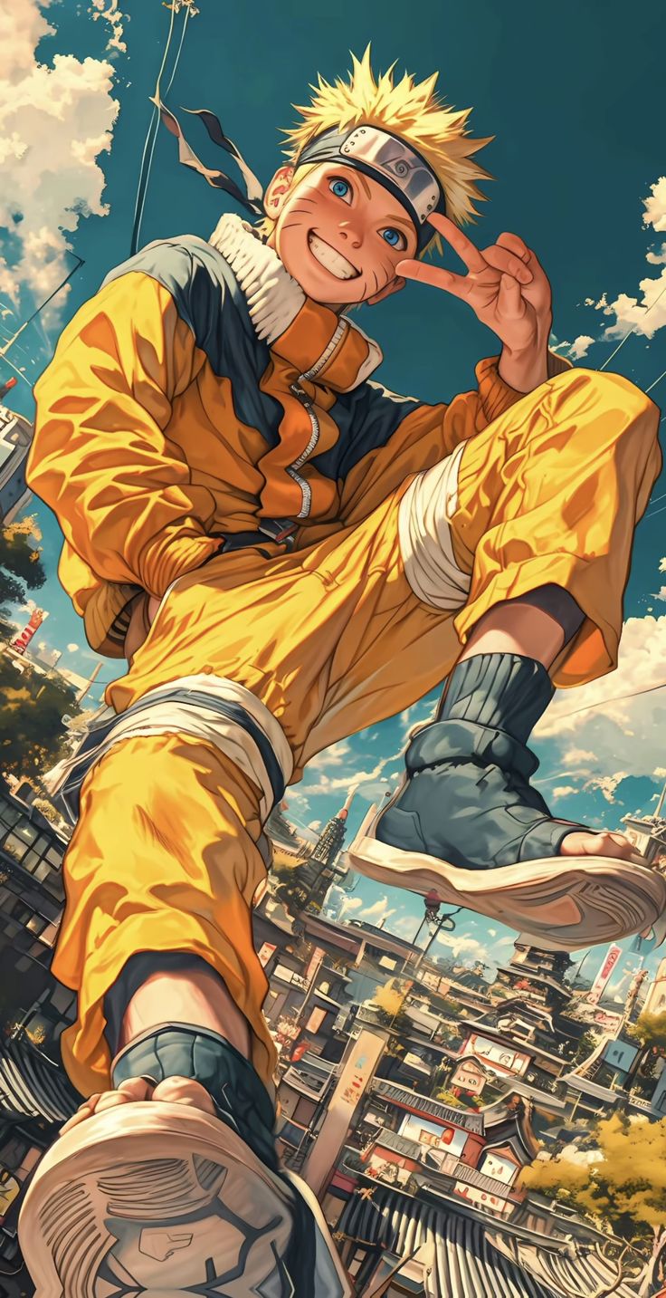 Naruto Uzumaki from Naruto A4 Size Wallpaper