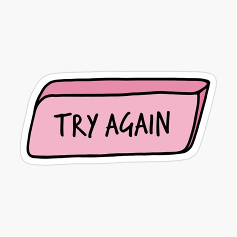 Try Again Sticker 💡✏️