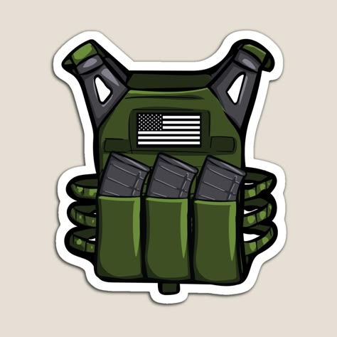 Tactical Vest Sticker - Army