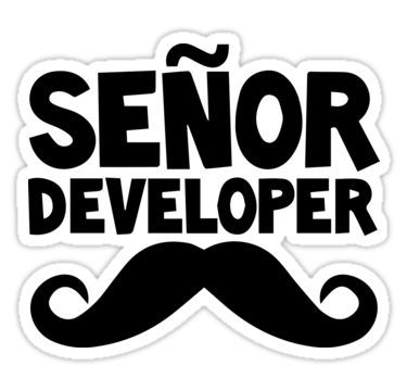 “Señor Developer” Sticker 👨🏻💻✨