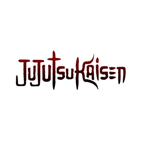 Jujutsu Kaisen Logo Sticker – Anime Series Design