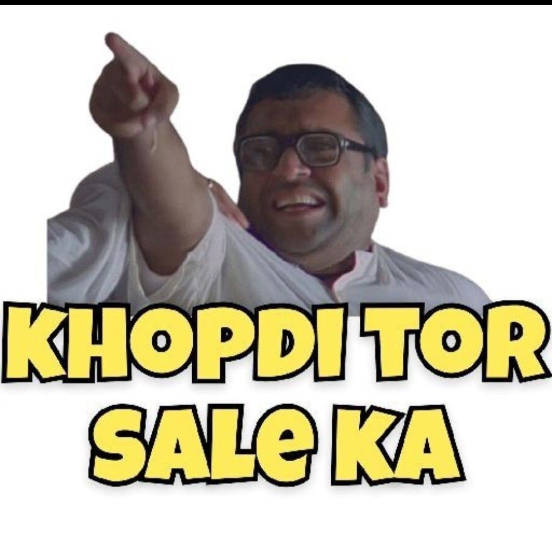 Khopdi Tor Sale Ka Meme Sticker