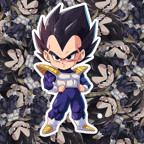 Chibi Vegeta Sticker - Anime
