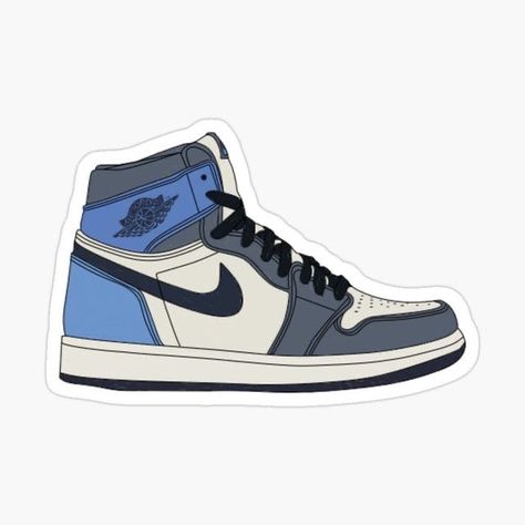 High-Top Sneaker Sticker – Streetwear Essential