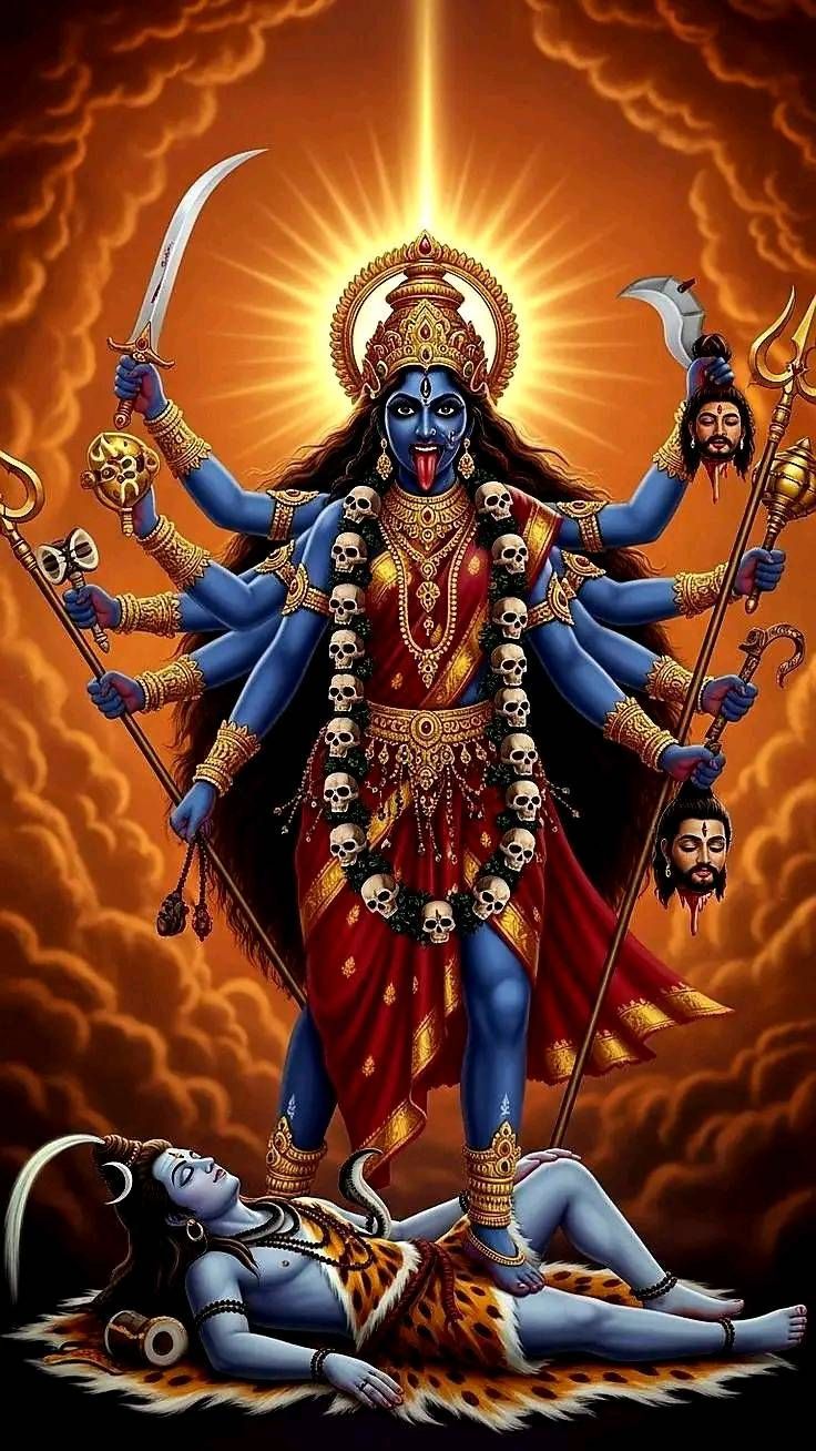 Goddess Kali A4 Size Wallpaper