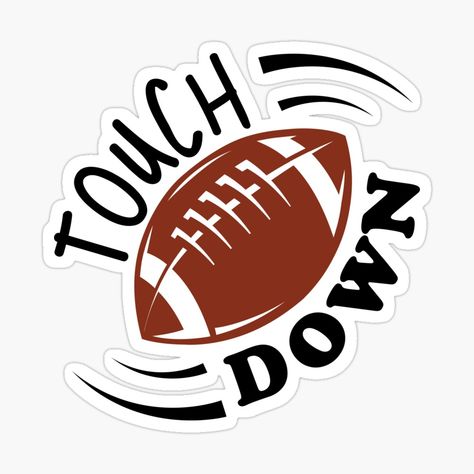 Touchdown Football Sticker ๐