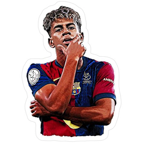 Barcelona Player Celebration Sticker – Bold Pose Edition 🔵🔴⚽