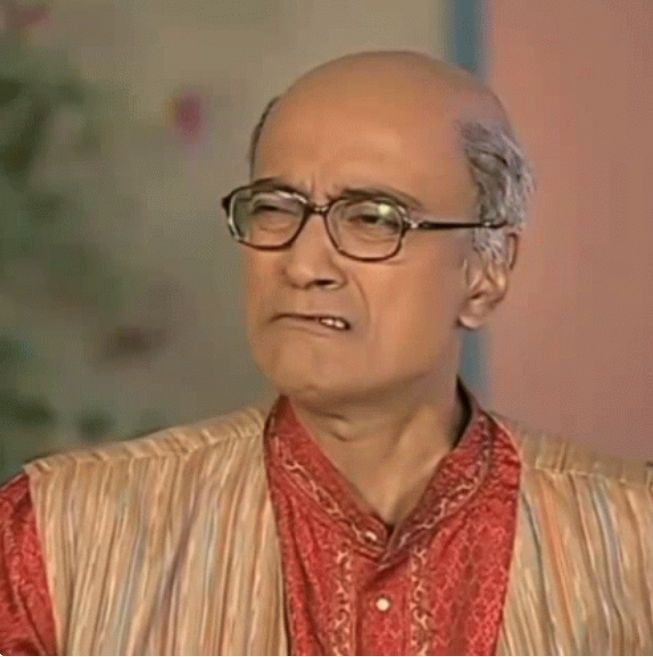 Confused Champaklal meme Sticker