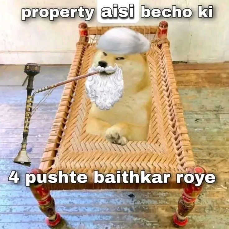 Property Aisi Becho Meme Sticker ๐ถ๐ธ