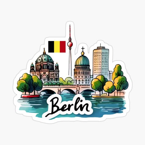 Berlin City Sticker – Germany’s Capital Charm