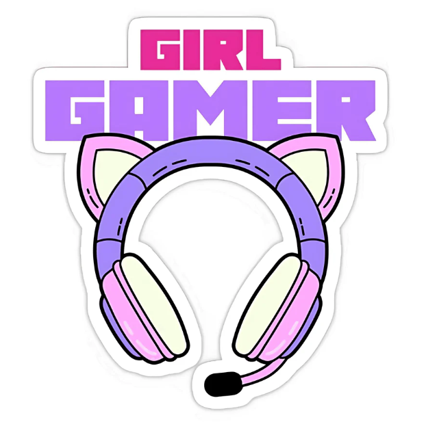 Girl Gamer Sticker – Level Up Your Style