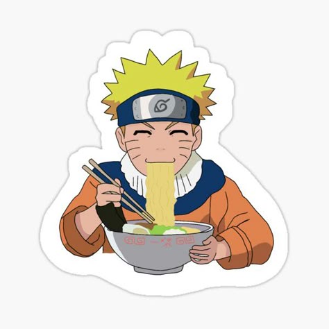 Chibi Ninja Ramen Sticker – Slurping Noodles Edition - Anime