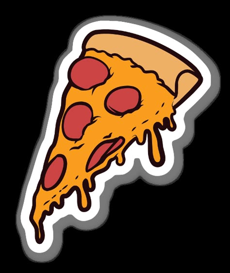 Cheesy Pepperoni Pizza Sticker ππ₯