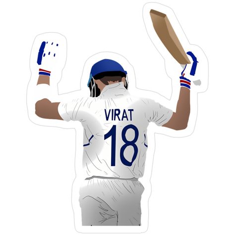 Virat 18 Celebration Sticker