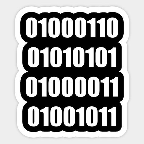 Binary Code β0101010β Sticker π»