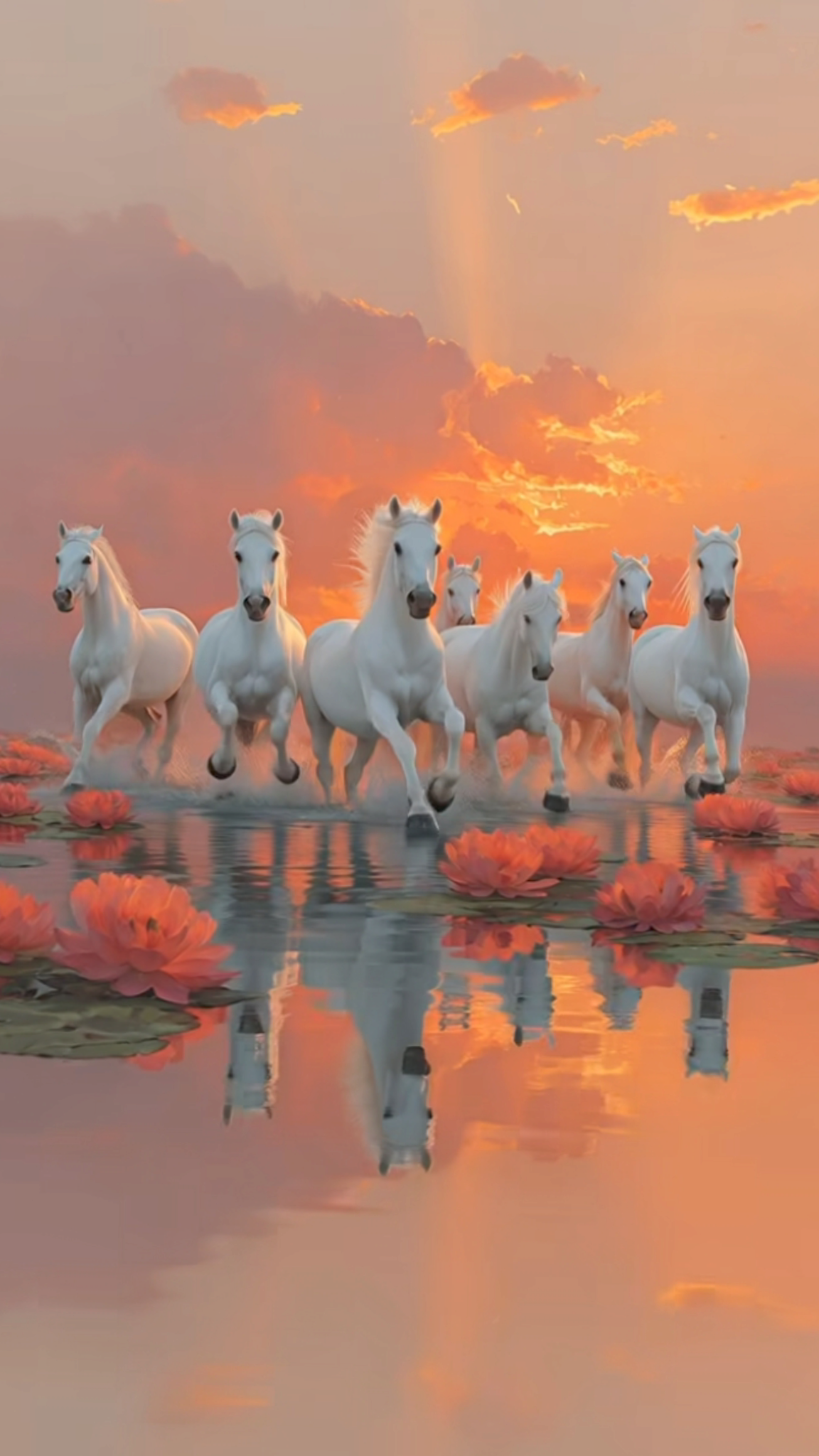 6 Horse A4 Size Wallpaper