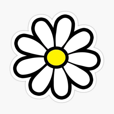 Daisy Flower Sticker πΌ
