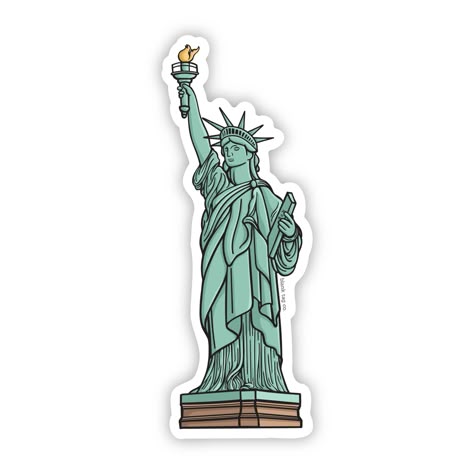 Statue of Liberty Sticker – Icon of Freedom, New York USA