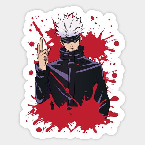 Gojo Satoru Domain Expansion Sticker – Jujutsu Kaisen