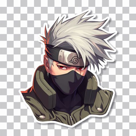 Kakashi Hatake Cool Anime Sticker