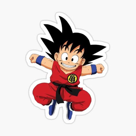 Chibi Martial Artist Sticker – Red Gi Edition- Anime