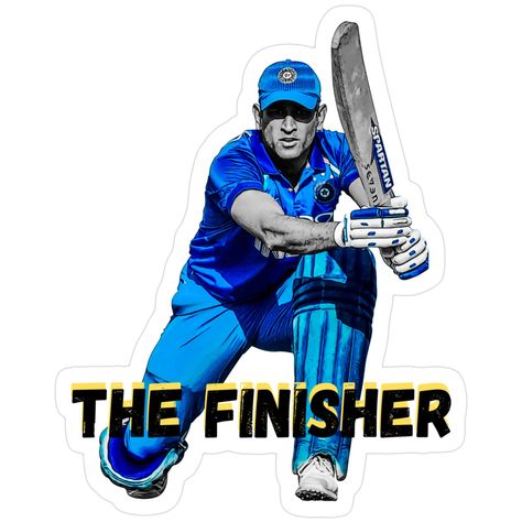 The Finisher M.S. Dhoni Sticker