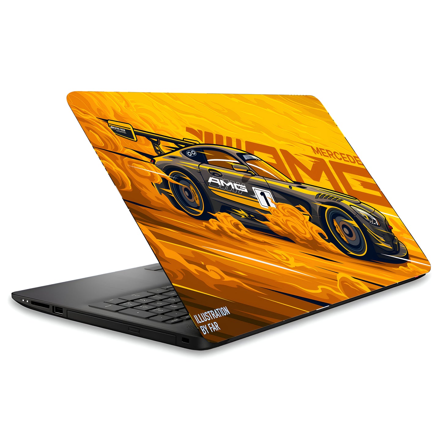 Mercedes AMG GT Racing Laptop Skin ⚡