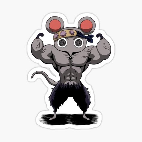 Muscle Mouse Gym Sticker 🐭💪