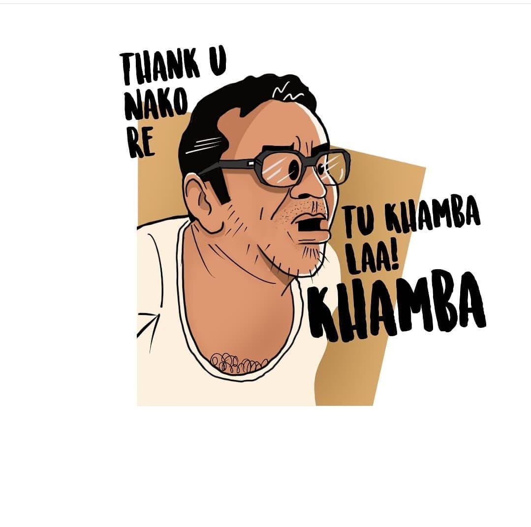 Tu Khamba Laa – Meme Sticker 😂