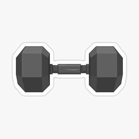 Dumbbell Gym Sticker 🏋️‍♂️