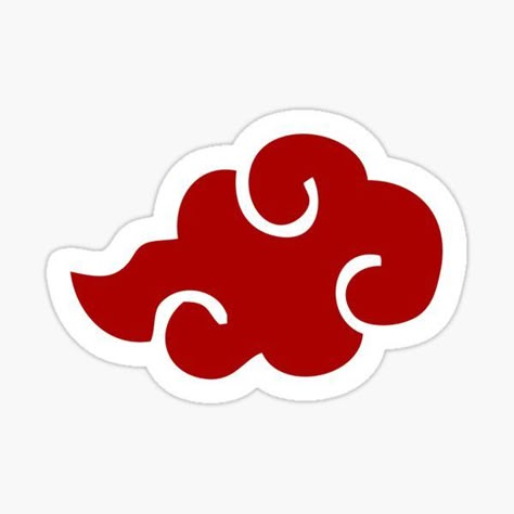 Akatsuki Cloud Vinyl Sticker - Anime