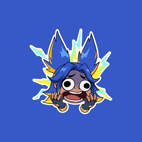 Shocked Anime Girl Sticker