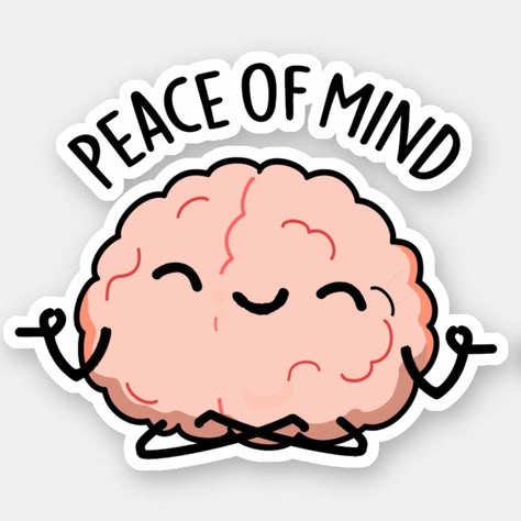 Peace of Mind Sticker 🌸🧘