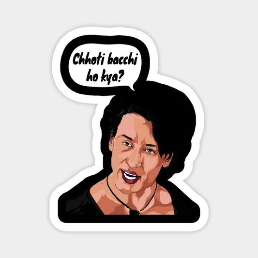 Chhoti Bacchi Ho Kya? Meme Sticker 😂