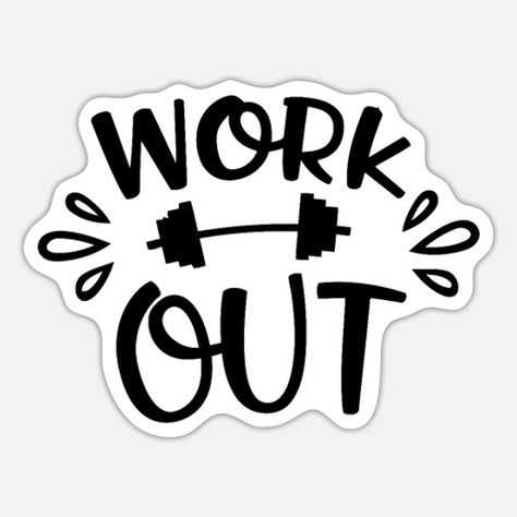 Workout Gym Sticker 💪