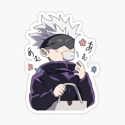 Gojo Satoru Chibi Sticker - Anime