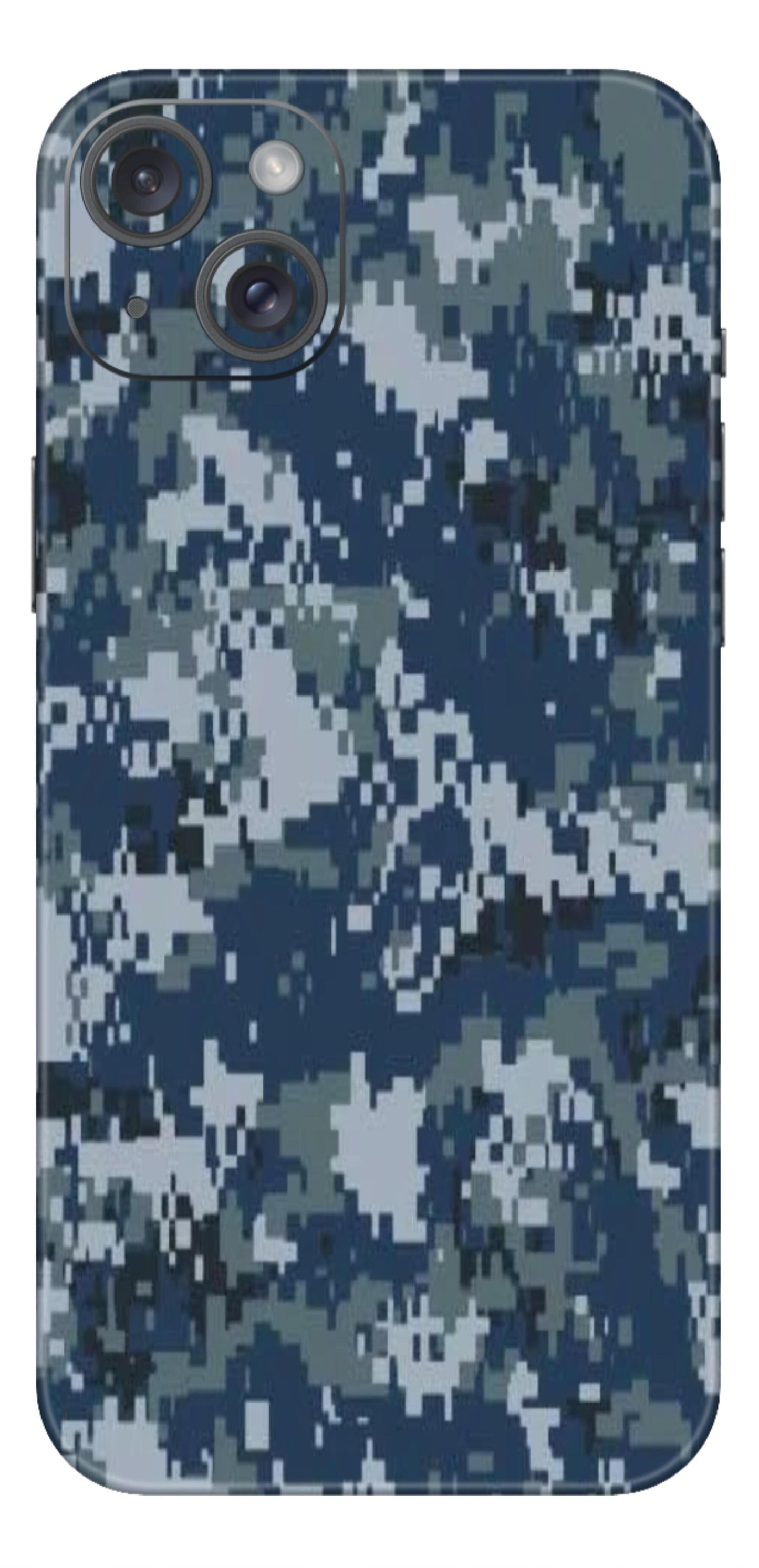 Dark Blue Camo Mobile Skin