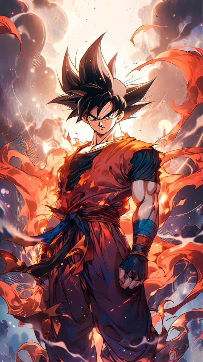 Goku from Dragon Ball A4 Size Wallpaper