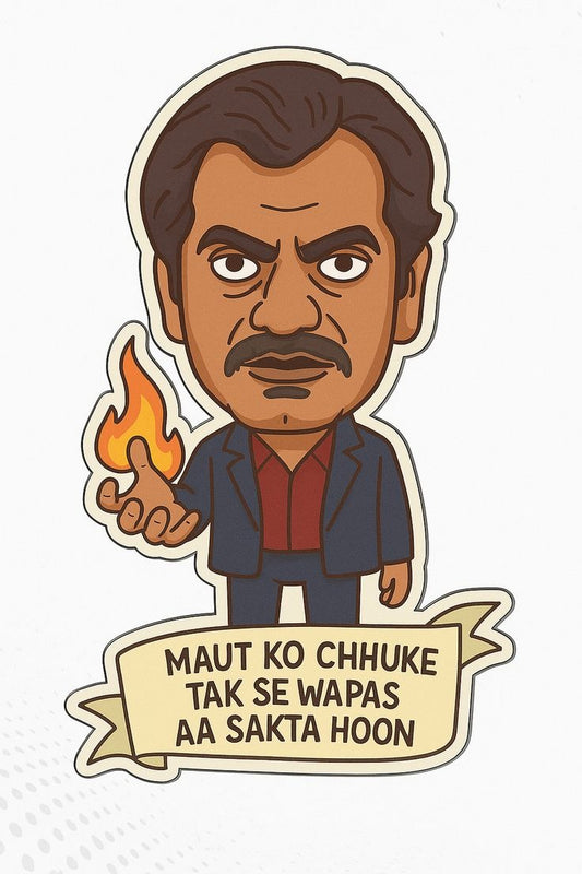 Maut Ko Chhuke Tak Se Wapas Aa Sakta Hoon Meme Sticker 🔥