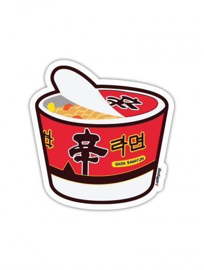 Instant Ramen Cup Sticker 🍜🔥
