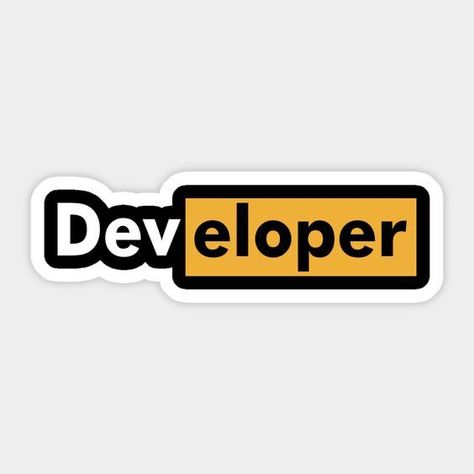Developer Sticker