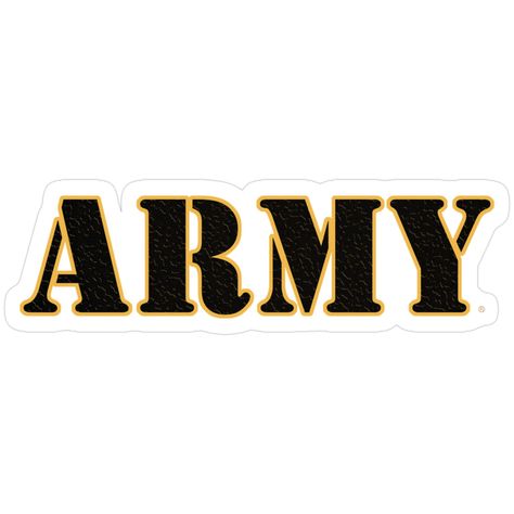 Bold ARMY Sticker - Army