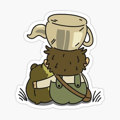 Wholesome Garden Friends Sticker 🌱🐻